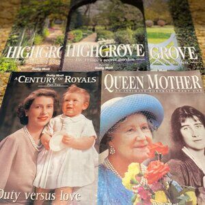 British Royal Family Magazines Century Royals Queen Mother Highgrove Lot of 5